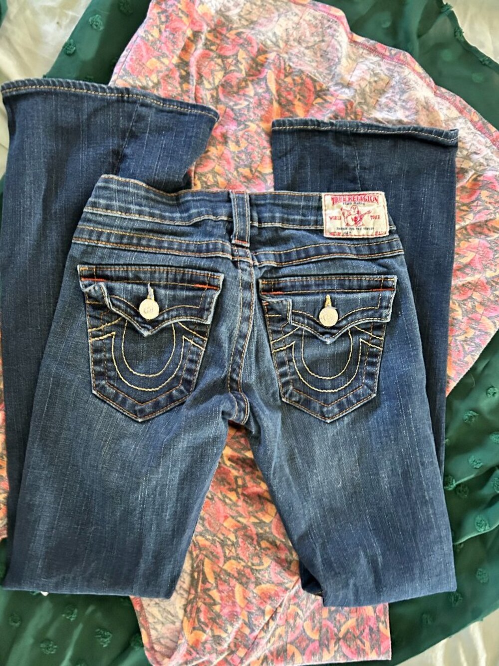 True religion size 25  womens pants jeans blue denim   jean
